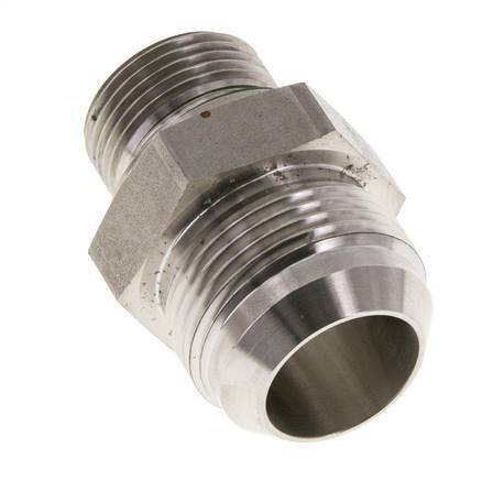 Espiga doble JIC G3/4'' x UN 1-5/16''-12 Acero inoxidable FKM 170bar (2388.5psi)
