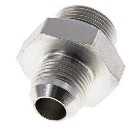 Espiga doble JIC G3/4'' x UNF 7/8''-14 Acero NBR 210bar (2950.5psi)