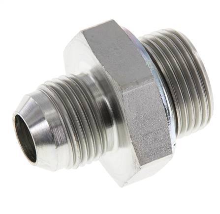 Espiga doble JIC G3/4'' x UNF 7/8''-14 Acero NBR 210bar (2950.5psi)