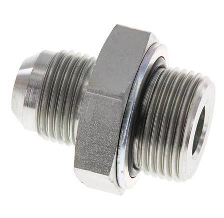 Espiga doble JIC G3/4'' x UNF 7/8''-14 Acero NBR 210bar (2950.5psi)