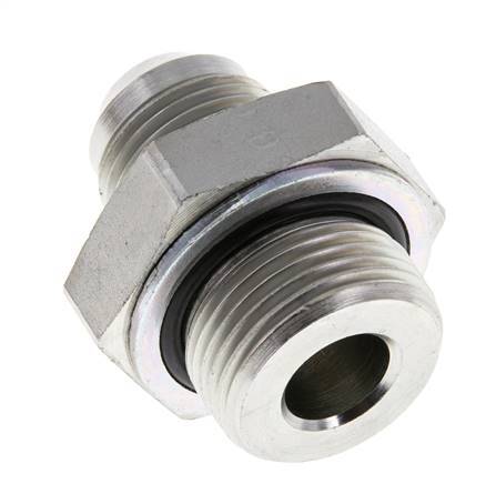 Espiga doble JIC G3/4'' x UNF 7/8''-14 Acero NBR 210bar (2950.5psi)