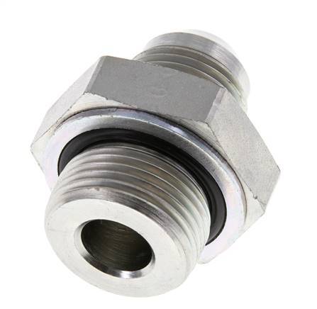 Espiga doble JIC G3/4'' x UNF 7/8''-14 Acero NBR 210bar (2950.5psi)