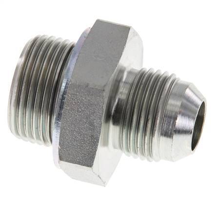 Espiga doble JIC G3/4'' x UNF 7/8''-14 Acero NBR 210bar (2950.5psi)