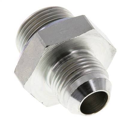 Espiga doble JIC G3/4'' x UNF 7/8''-14 Acero NBR 210bar (2950.5psi)