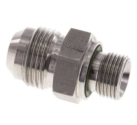 Espiga doble JIC G3/8'' x UNF 7/8''-14 Acero inoxidable FKM 210bar (2950.5psi)