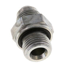JIC Double Nipple G1/2'' x UNF 3/4''-16 Steel NBR 275bar (3863.75psi) [2 Pieces]