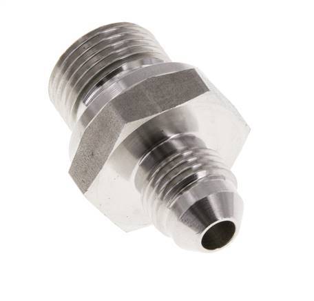 Espiga doble JIC G3/8'' x UNF 1/2''-20 Acero inoxidable FKM 275bar (3863.75psi)