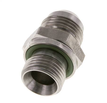 Espiga doble JIC G1/2'' x UNF 7/8''-14 Acero inoxidable FKM 210bar (2950.5psi)