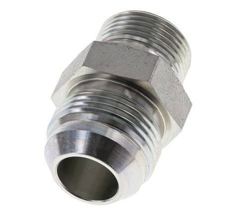Espiga doble JIC G3/4'' x UN 1-3/16''-12 Acero NBR 170bar (2388.5psi)