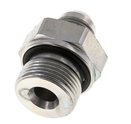 Espiga doble JIC G3/4'' x UNF 3/4''-16 Acero NBR 275bar (3863.75psi)
