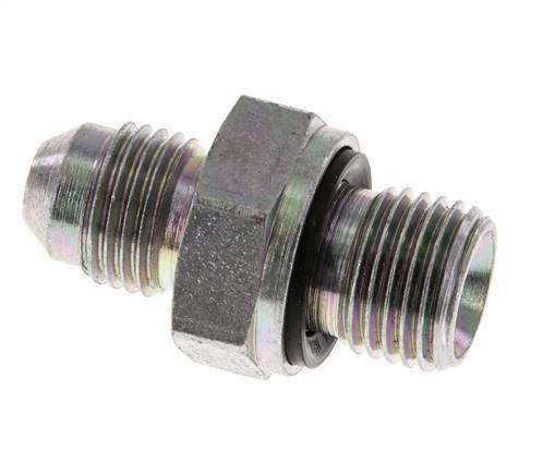JIC Double Nipple G1/4'' x UNF 1/2''-20 Steel NBR 275bar (3863.75psi) [2 Pieces]