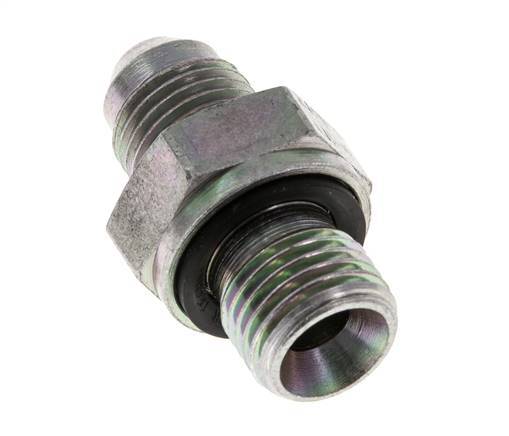 JIC Double Nipple G1/4'' x UNF 1/2''-20 Steel NBR 275bar (3863.75psi) [2 Pieces]