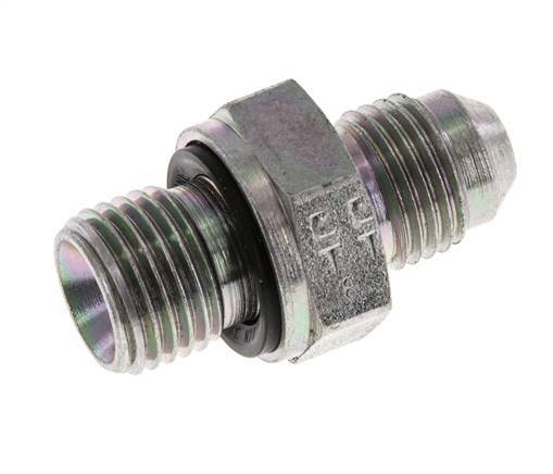 JIC Double Nipple G1/4'' x UNF 1/2''-20 Steel NBR 275bar (3863.75psi) [2 Pieces]