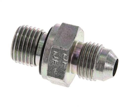 JIC Double Nipple G1/4'' x UNF 1/2''-20 Steel NBR 275bar (3863.75psi) [2 Pieces]