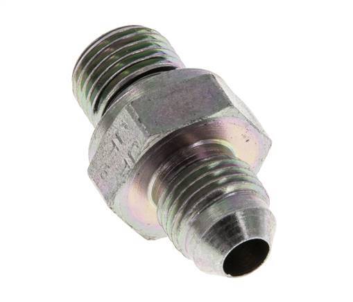JIC Double Nipple G1/4'' x UNF 1/2''-20 Steel NBR 275bar (3863.75psi) [2 Pieces]