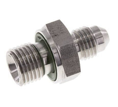 Espiga doble JIC G1/4'' x UNF 7/16''-20 Acero inoxidable FKM 310bar (4355.5psi)