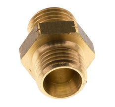 Double Nipple G Male Left Hand Brass 16bar (224.8psi) 17mm Hex [2 Pieces]