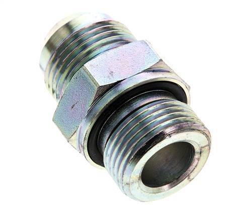 Racor doble JIC M27 X 2 x UN 1-1/16''-12 Acero NBR 210bar (2950.5psi)