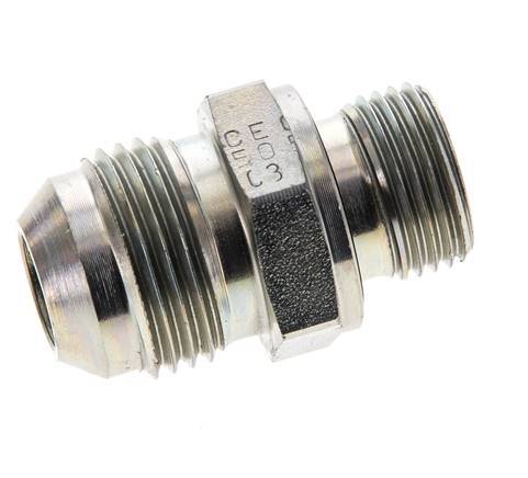 Racor doble JIC M18 X 1,5 x UNF 7/8''-14 Acero NBR 210bar (2950.5psi)