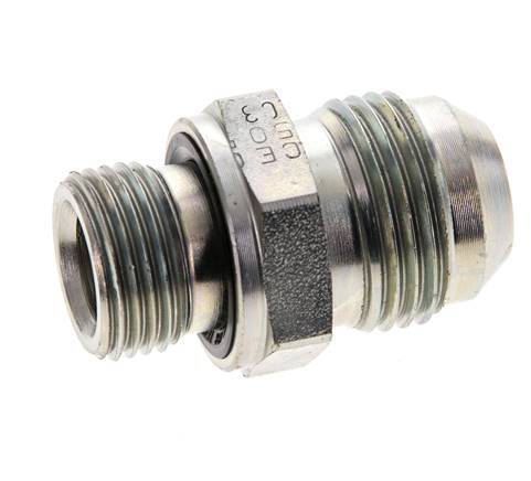 Racor doble JIC M18 X 1,5 x UNF 7/8''-14 Acero NBR 210bar (2950.5psi)