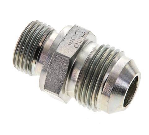 Racor doble JIC M18 X 1,5 x UNF 7/8''-14 Acero NBR 210bar (2950.5psi)