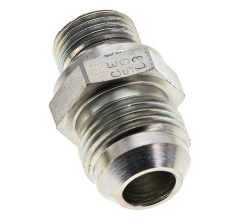 Racor doble JIC M18 X 1,5 x UNF 7/8''-14 Acero NBR 210bar (2950.5psi)