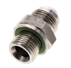 Racor doble JIC M18 X 1,5 x UNF 3/4''-16 Acero inoxidable FKM 275bar (3863.75psi)