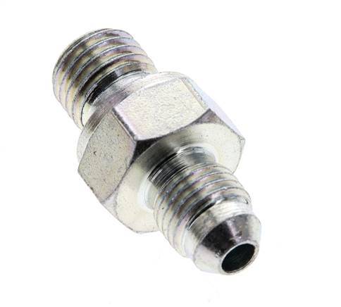 Espiga doble JIC M12 X 1,5 x UNF 7/16''-20 Acero NBR 310bar (4355.5psi)