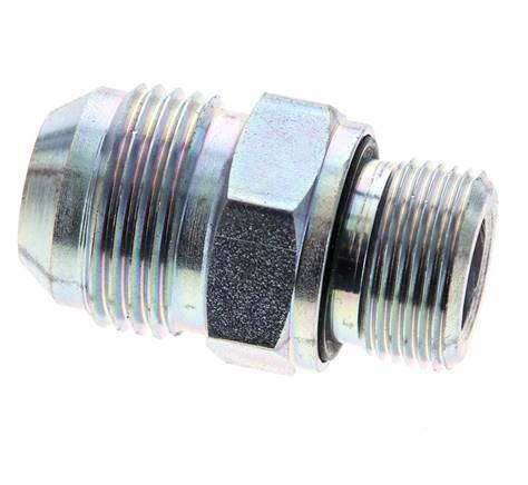 Racor doble JIC M22 X 1,5 x UN 1-1/16''-12 Acero NBR 210bar (2950.5psi)