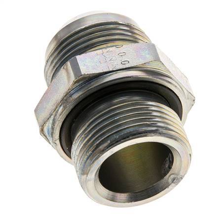 Racor doble JIC M33 X 2 x UN 1-5/16''-12 Acero NBR 170bar (2388.5psi)