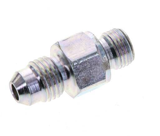 Espiga doble JIC M10 X 1 x UNF 7/16''-20 Acero NBR 310bar (4355.5psi)