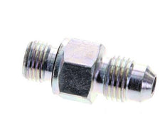 Espiga doble JIC M10 X 1 x UNF 7/16''-20 Acero NBR 310bar (4355.5psi)