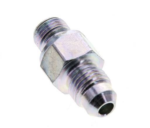 Espiga doble JIC M10 X 1 x UNF 7/16''-20 Acero NBR 310bar (4355.5psi)