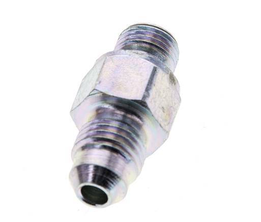 Espiga doble JIC M10 X 1 x UNF 7/16''-20 Acero NBR 310bar (4355.5psi)