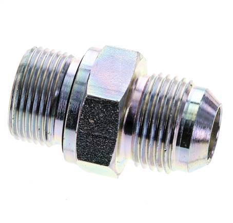 Racor doble JIC M22 X 1,5 x UNF 7/8''-14 Acero NBR 210bar (2950.5psi)
