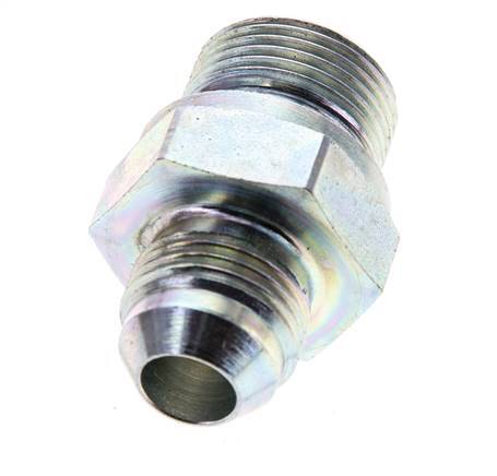 Racor doble JIC M22 X 1,5 x UNF 3/4''-16 Acero NBR 275bar (3863.75psi)