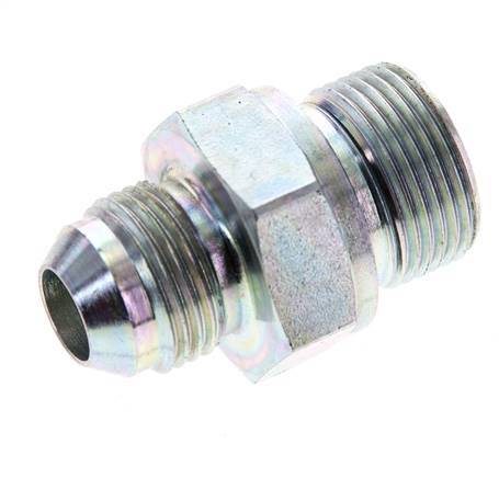 Racor doble JIC M22 X 1,5 x UNF 3/4''-16 Acero NBR 275bar (3863.75psi)