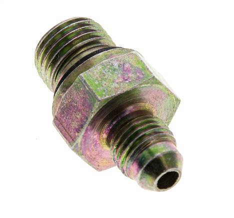 Espiga doble JIC M14 X 1,5 x UNF 7/16''-20 Acero NBR 310bar (4355.5psi)
