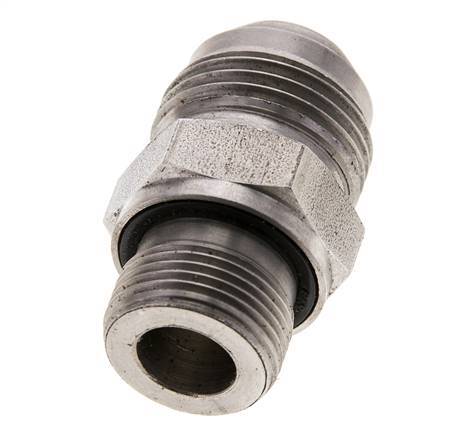 Racor doble JIC M22 X 1,5 x UN 1-1/16''-12 Acero inoxidable FKM 210bar (2950.5psi)
