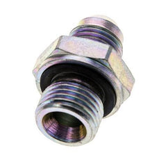 Racor doble JIC M16 X 1,5 x UNF 9/16''-18 Acero NBR 275bar (3863.75psi)