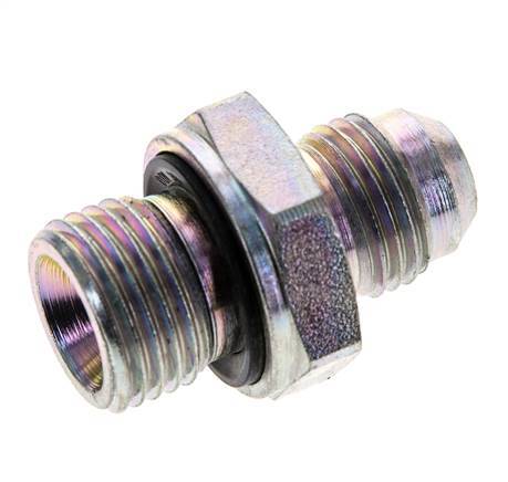 Racor doble JIC M16 X 1,5 x UNF 9/16''-18 Acero NBR 275bar (3863.75psi)