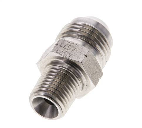 JIC Double Nipple UNF 3/4''-16 x 1/4'' NPT Stainless Steel 275bar (3863.75psi)