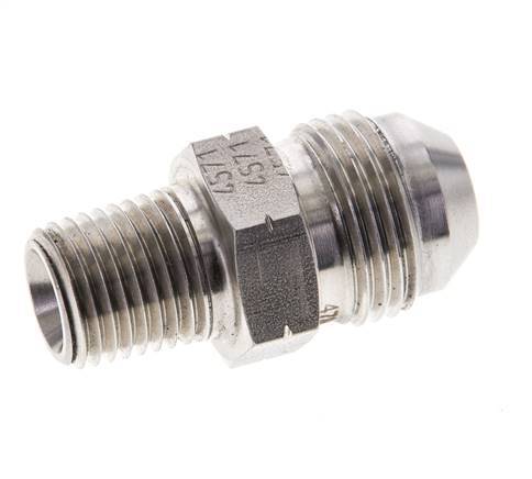 JIC Double Nipple UNF 3/4''-16 x 1/4'' NPT Stainless Steel 275bar (3863.75psi)