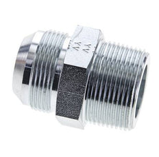 JIC Double Nipple UN 1-5/8''-12 x 1 1/4'' NPT Steel 80bar (1124.0psi)