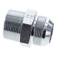 JIC Double Nipple UN 1-5/8''-12 x 1 1/4'' NPT Steel 80bar (1124.0psi)
