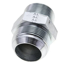 JIC Double Nipple UN 1-7/8''-12 x 1 1/4'' NPT Steel 80bar (1124.0psi)