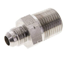 JIC Double Nipple UNF 9/16''-18 x 1/2'' NPT Stainless Steel 210bar (2950.5psi)