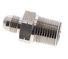 JIC Double Nipple UNF 9/16''-18 x 1/2'' NPT Stainless Steel 210bar (2950.5psi)