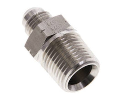 JIC Double Nipple UNF 9/16''-18 x 1/2'' NPT Stainless Steel 210bar (2950.5psi)
