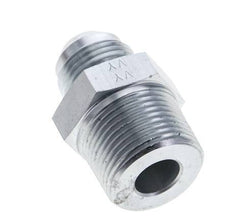 JIC Double Nipple UN 1-1/16''-12 x 1'' NPT Steel 140bar (1967.0psi)